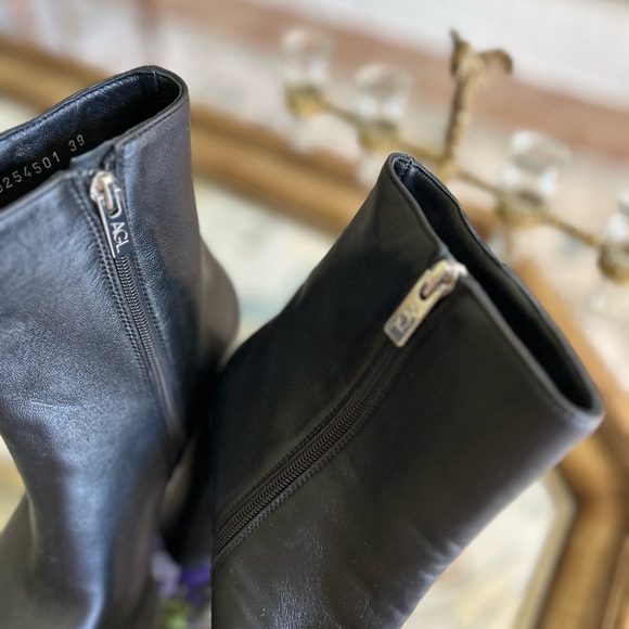 Black AGL platform boots - Picture 2 of 9